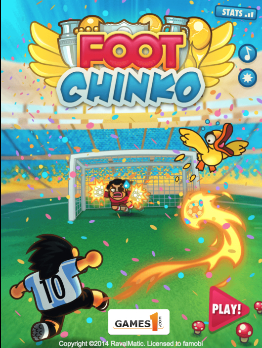 foot chinko one of the best html5 2D game of 2015