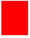 red rectangle draw in a canvas