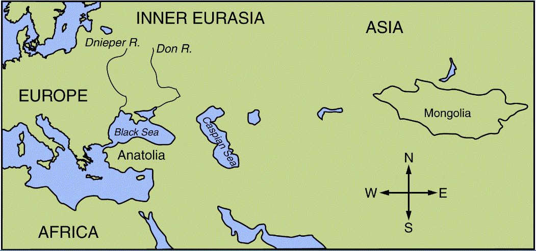 Map of Eurasia